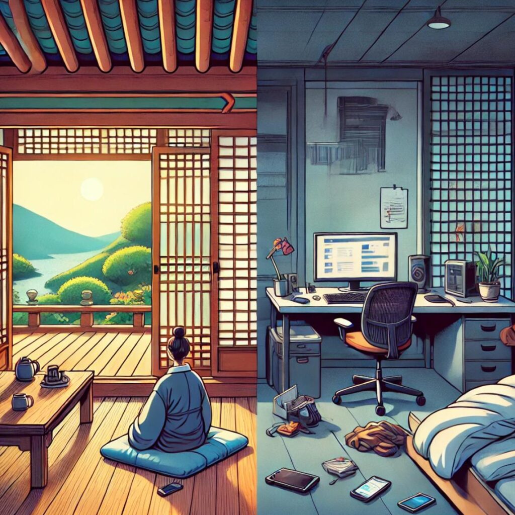 조상님들과현대인의루틴